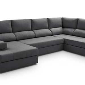 Sofà llit amb raconera dreta i chaiselongue esquerra Eskil